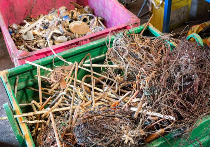 Traitement des déchets en acier